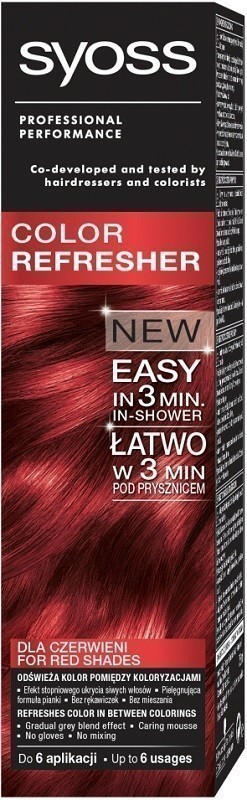 Syoss Color Refresher Czerwień