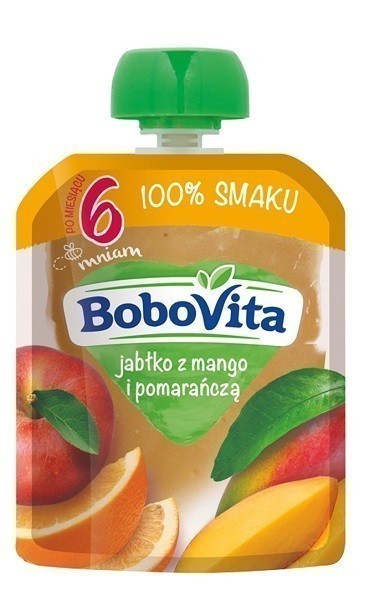 Bobovita Jabłko z Mango i Pomarańczą