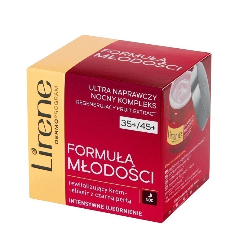 Lirene Dermoprogram Formuła Młodości 35+/45+ Czarna Perła