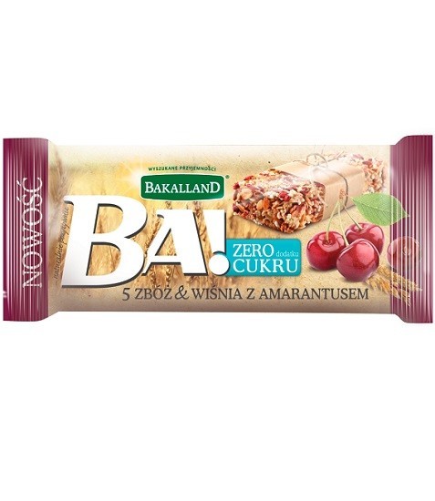 Bakalland BA! 5 Zbóż Wiśnia z Amarantusem