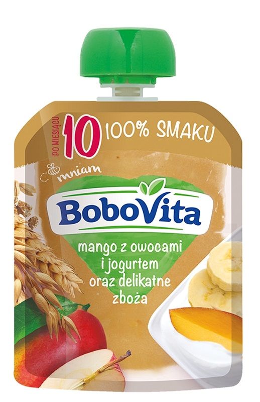 Bobovita Mango z Owocami, Jogurtem i Zbożami