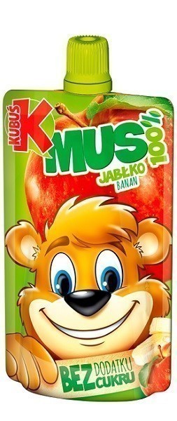 Kubuś Mus 100% z Owoców Jabłko
