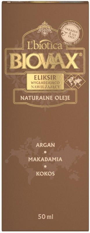 Biovax Elixir Argan Makadamia Kokos