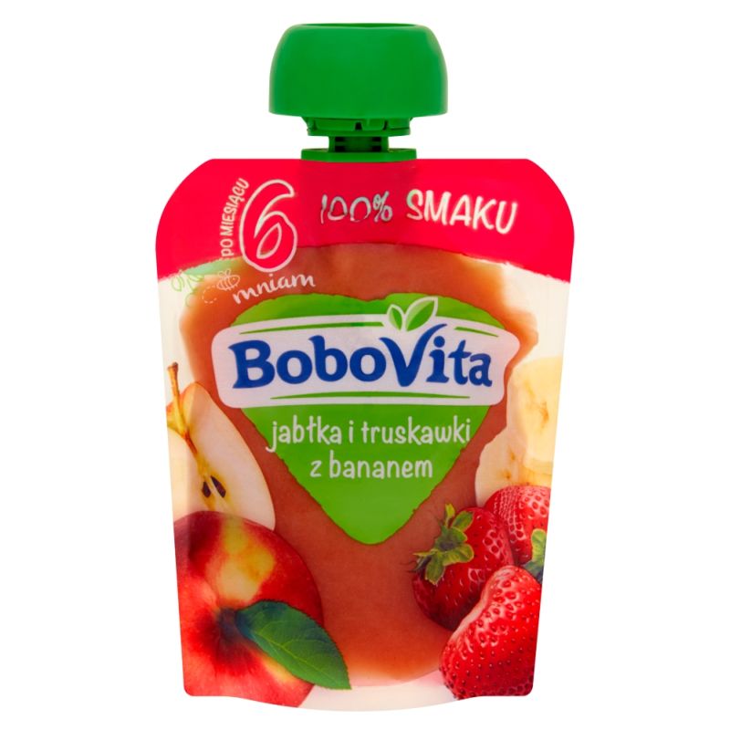 Bobovita Jabłka i Truskawki z Bananem