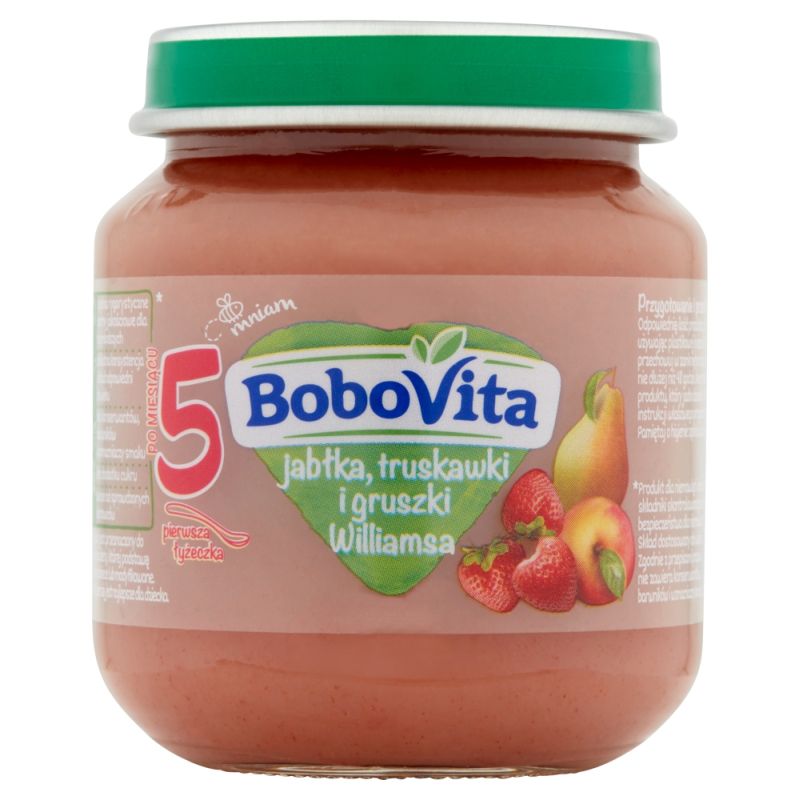 Bobovita Jabłka, Truskawki i Gruszki Williamsa