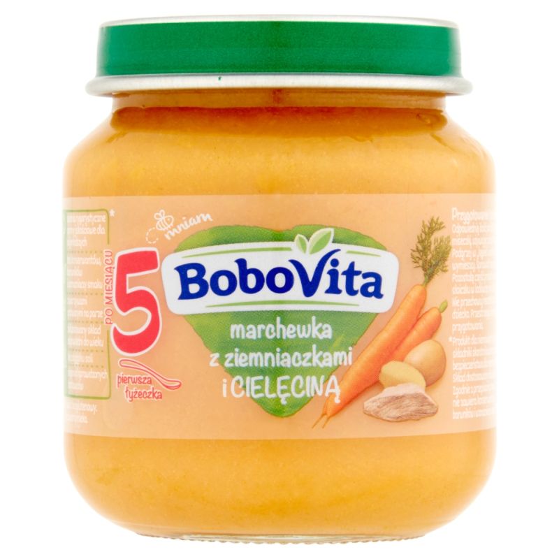 Bobovita Marchewka z Ziemniaczkami i Cielęciną