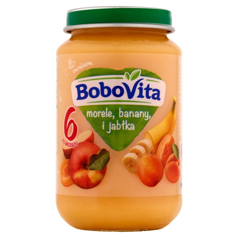 Bobovita Morele, Banany i Jabłka