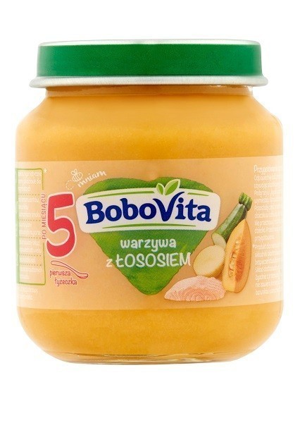 Bobovita Warzywa z Łososiem