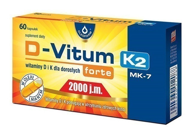 D-Vitum Forte 2000 j.m.+ K2 MK-7