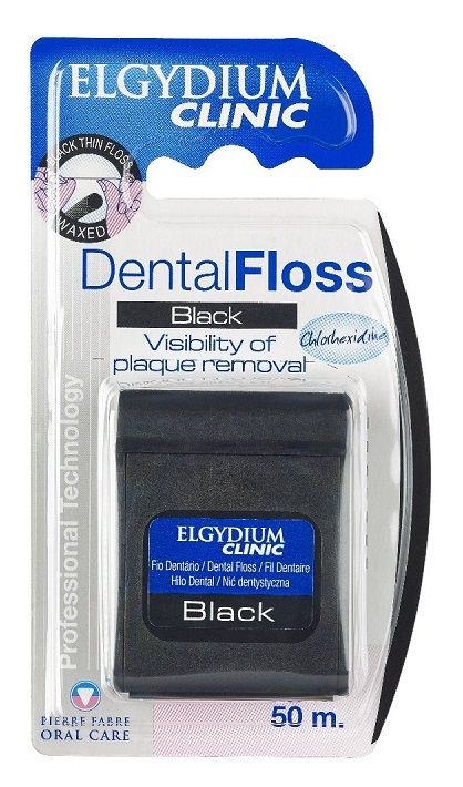 Elgydium DentalFloss Black