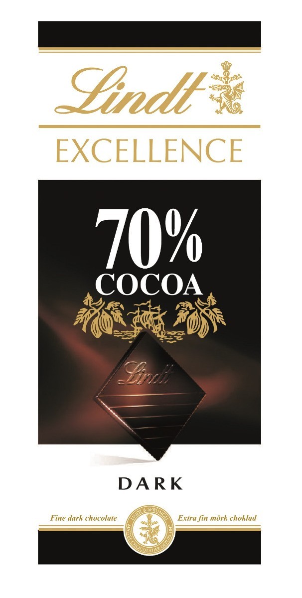 Lindt Excellence Dark 70% Cacao XMASS
