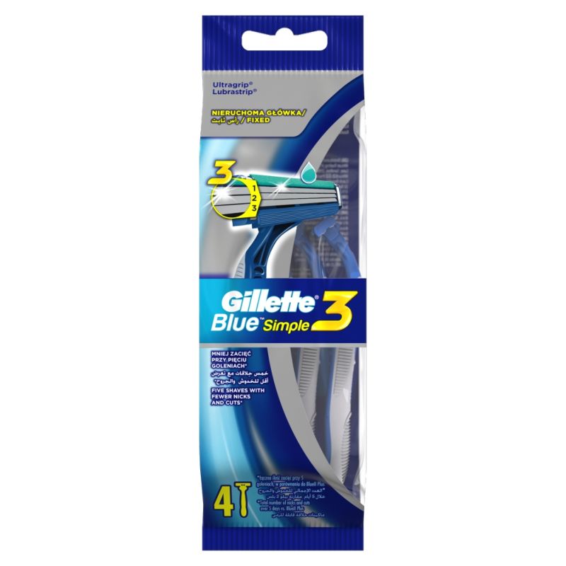 Gillette Blue Simple3