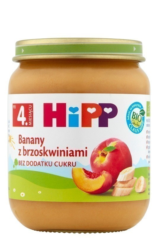 Hipp Banany z Brzoskwiniami