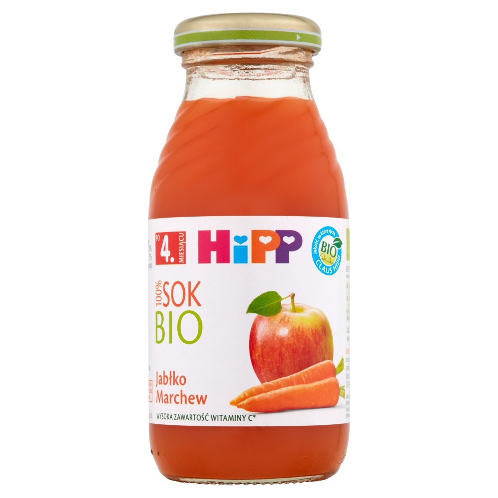Hipp Jabłkowo-Marchewkowy - Bio