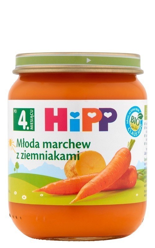 Hipp Młoda Marchew z Ziemniakami Bio