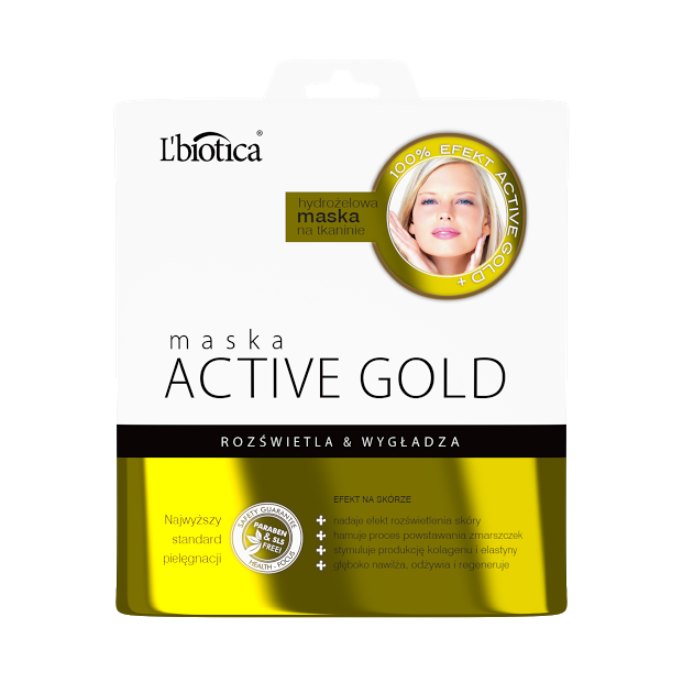 L’biotica Maska Hydrożelowa Active Gold