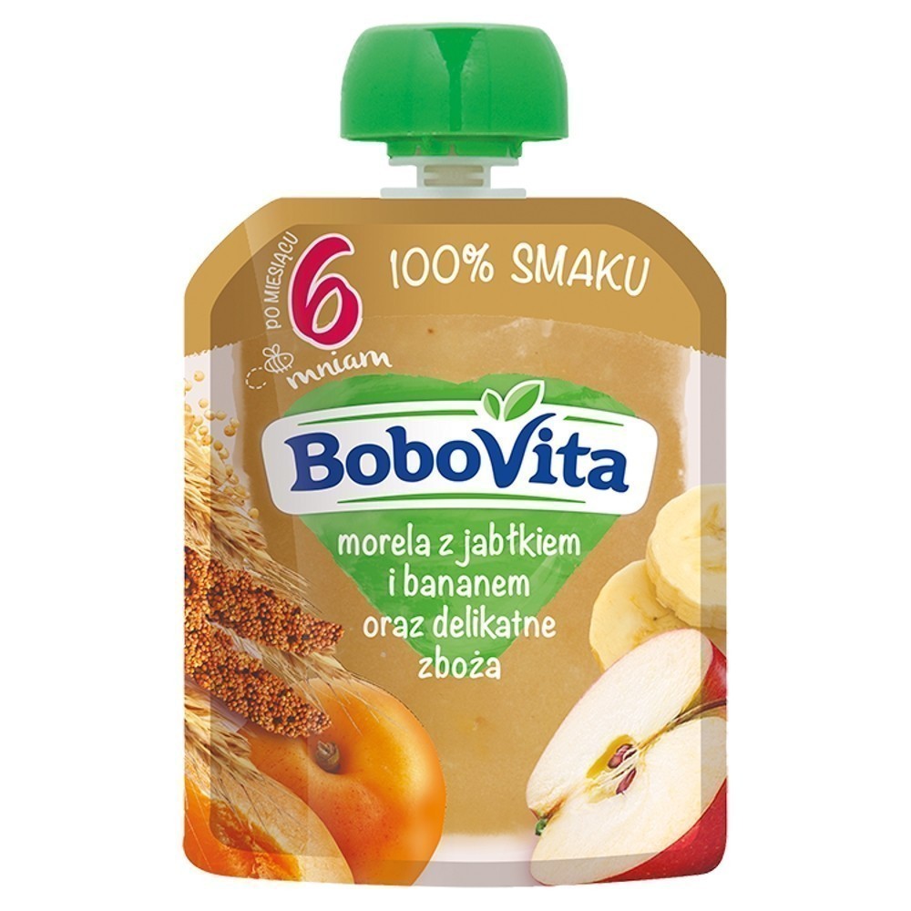 Bobovita Morela z Jabłkiem i Bananem Oraz Delikatne Zboża