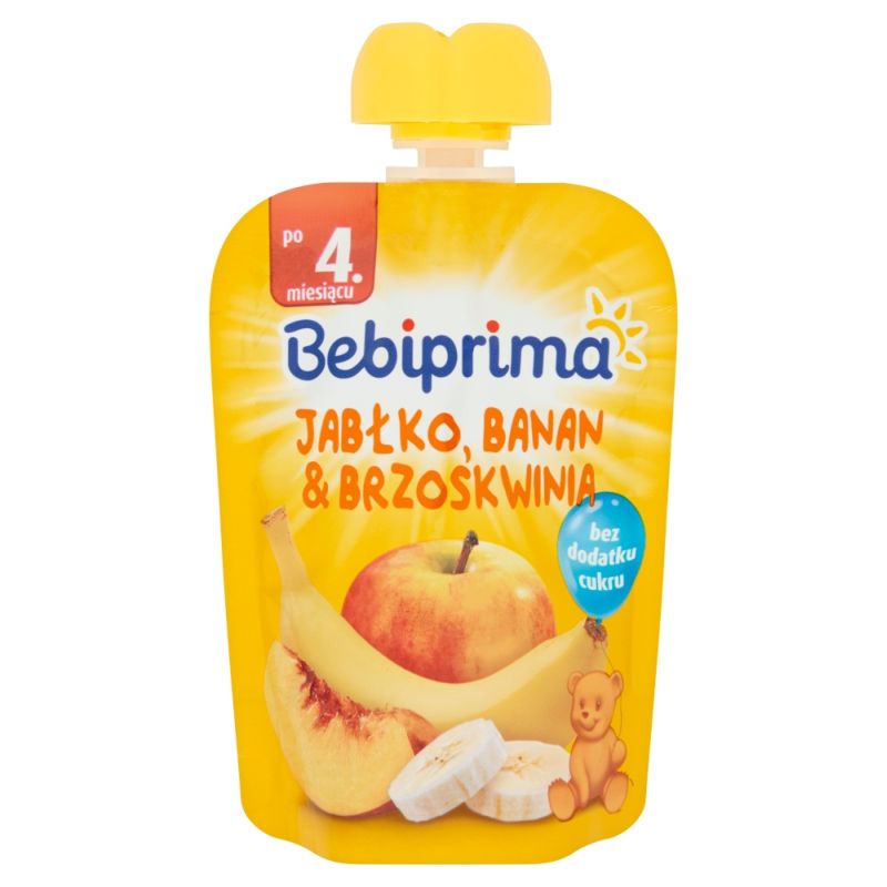 Bebiprima Jabłko-Banan-Brzoskwinia