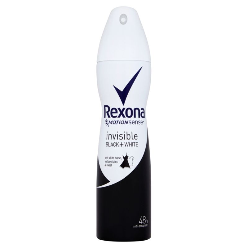 Rexona MotionSense Invisible Black+White