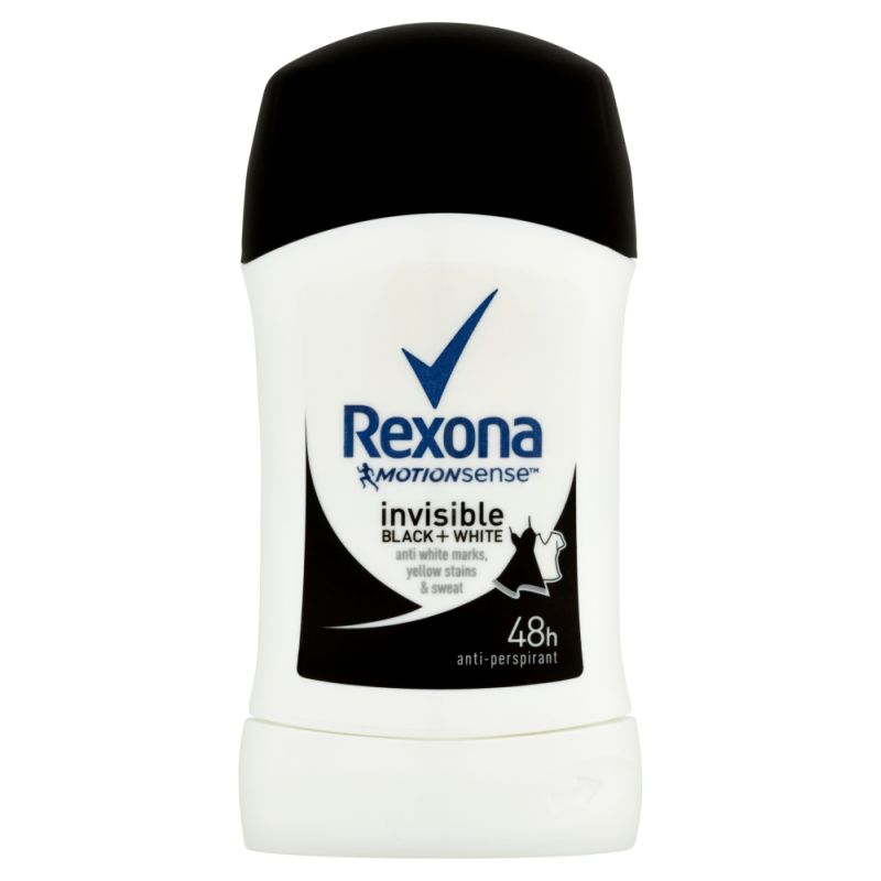 Rexona MotionSense Invisible Black+White