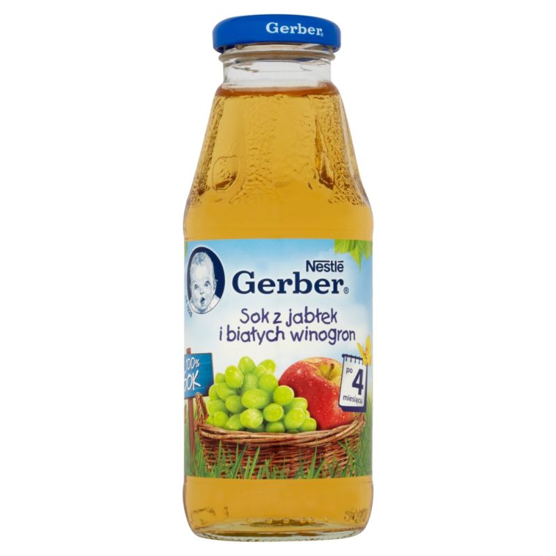 Gerber Sok z Jabłek i Białych Winogron
