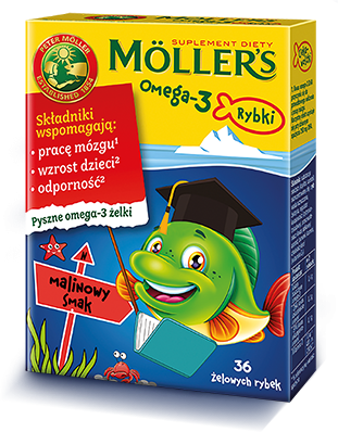 Möller's Omega-3 Rybki - opakowanie