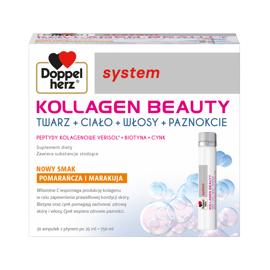 Kollagen Beauty pomarańcza i marakuja