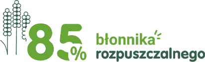 85% błonnika rozpuszczalnego
