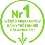 Nr 1 wśród preparatów z błonnikiem