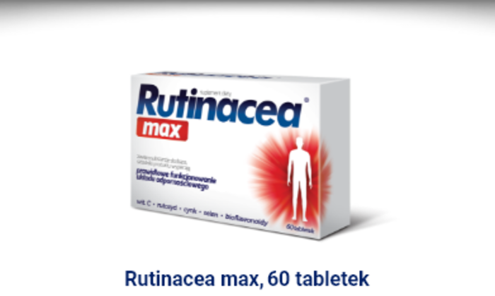Rutinacea max, 60 tabletek.