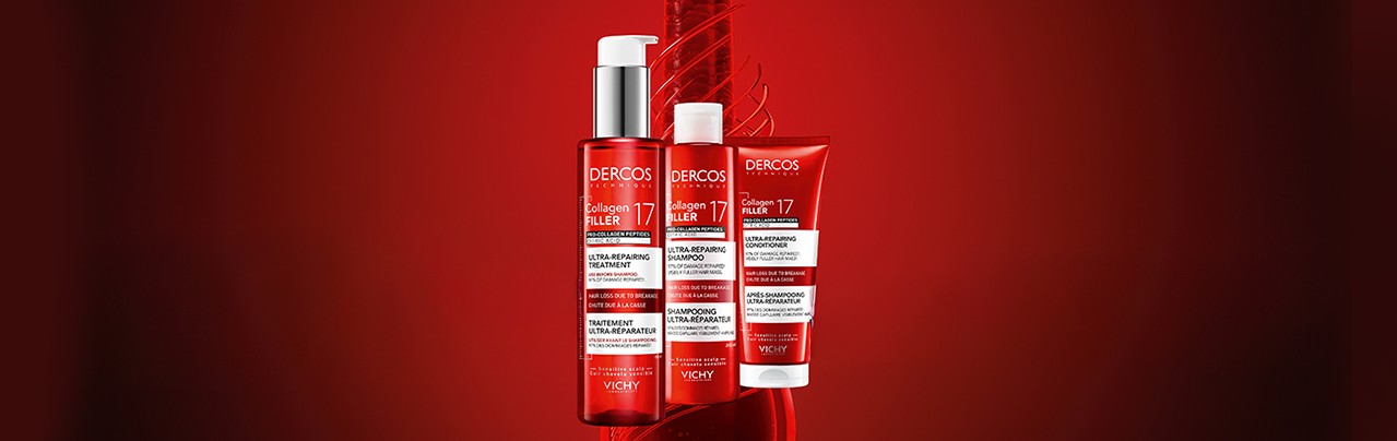 Gama produktów Vichy Dercos Collagen 17 Filler
