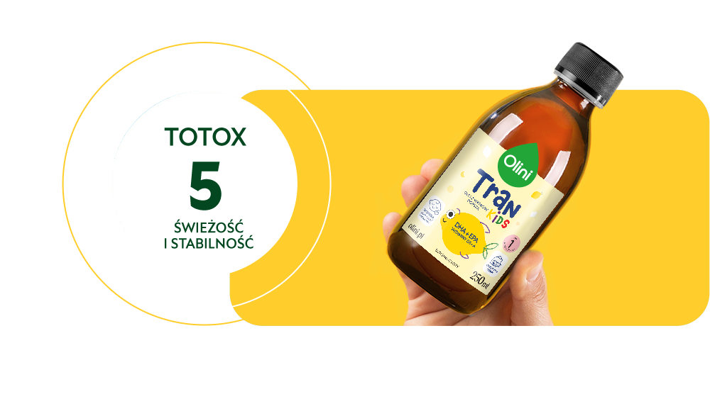 Parametr jakości TOTOX 5 – świeżość i stabilność tranu cytrynowego