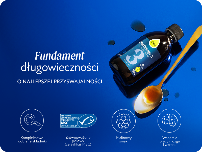 Olej Omega-3 Olini – fundament długowiecznośc o najlepszej przyswajalnośc